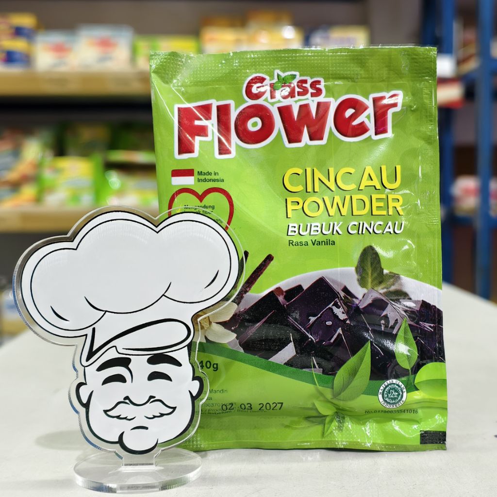 

Grass Flower Bubuk Cincau Vanilla 40Gr / Cincau Powder Vanilla 40Gr
