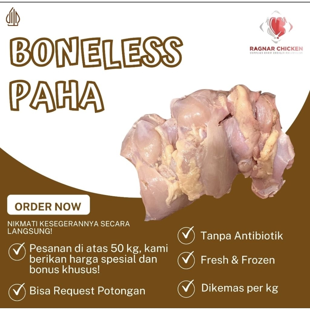 

daging ayam fillet paha boneless/kulit