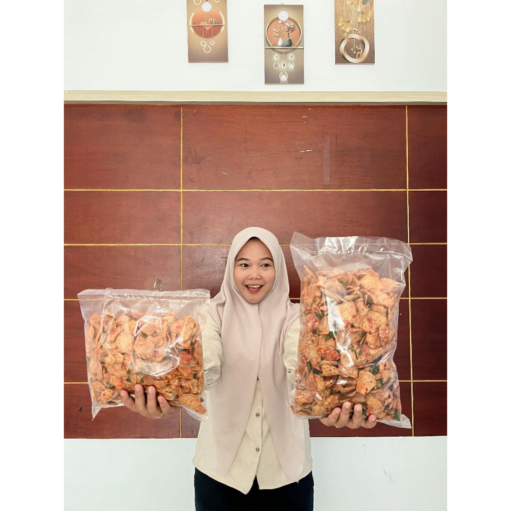 

BASRENG PEDAS DAUN JERUK GEPENG 1 KG GEPENG