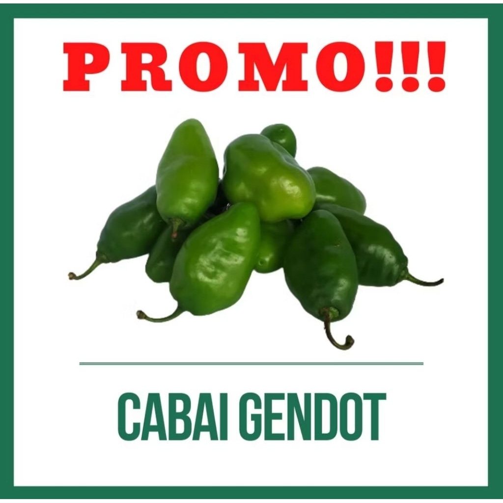 

Paket Hemat Cabe Gendot / Bendot 250Gr Fres Dan Segar
