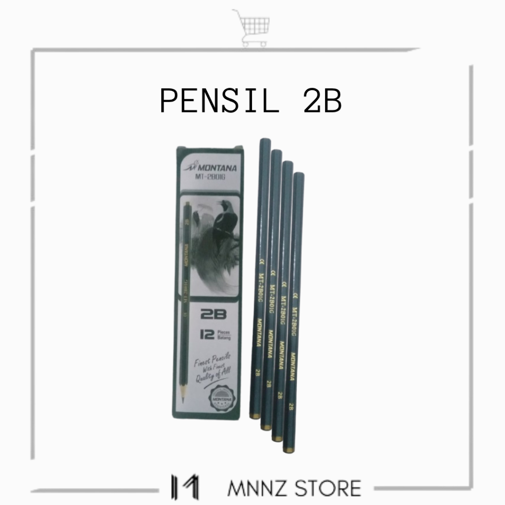 

12pcs Pensil 2B Highest Quality / Pensil Murah / Pensil Belajar/ Pensil For Computer Scanning