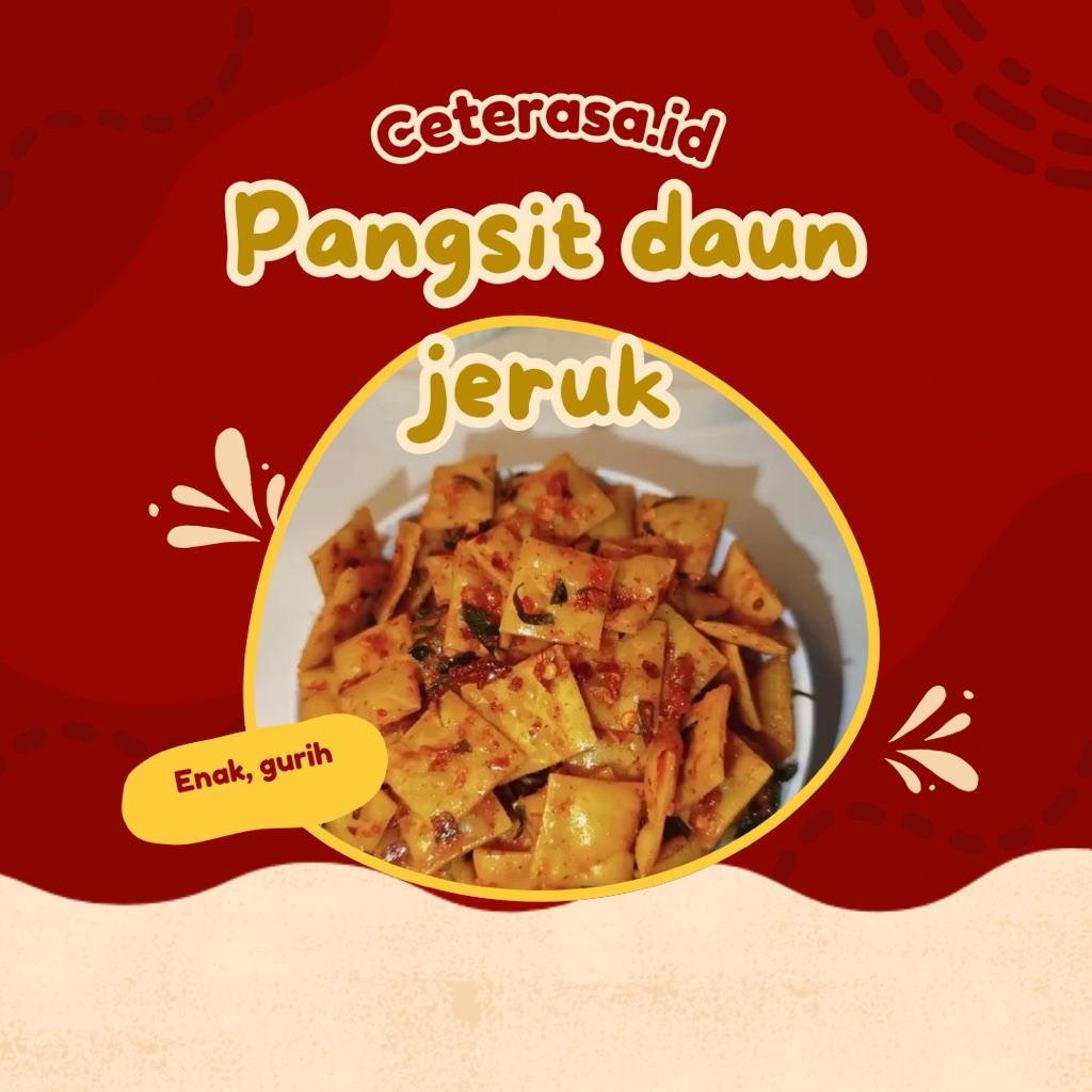 

KERIPIK PANGSIT DAUN JERUK