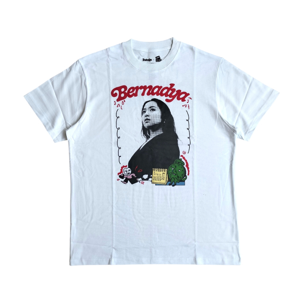 TSHIRT BERNADYA X VINDES - BACKSTAGE (WHITE)