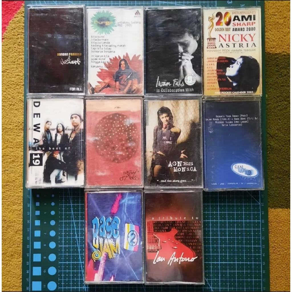 Kaset pita Bondan Iwan Fals Sheila on 7 Base Jam