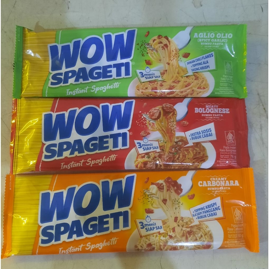 

WOW Spagheti instant 75gr