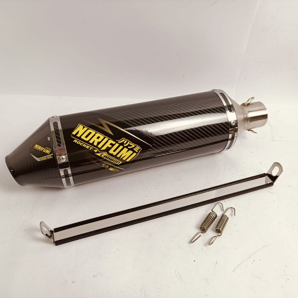 Knalpot Slencer Norifumi Carbon rocket 4 inlet 38