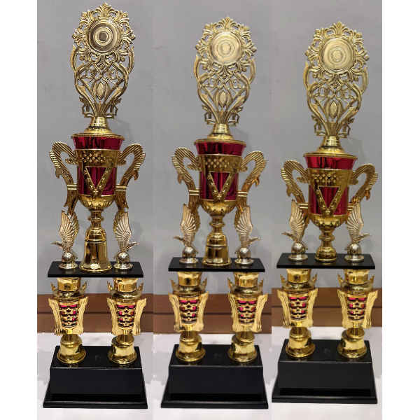 Trophy / Piala Kaki 2 Mini Kayu Part PG CK