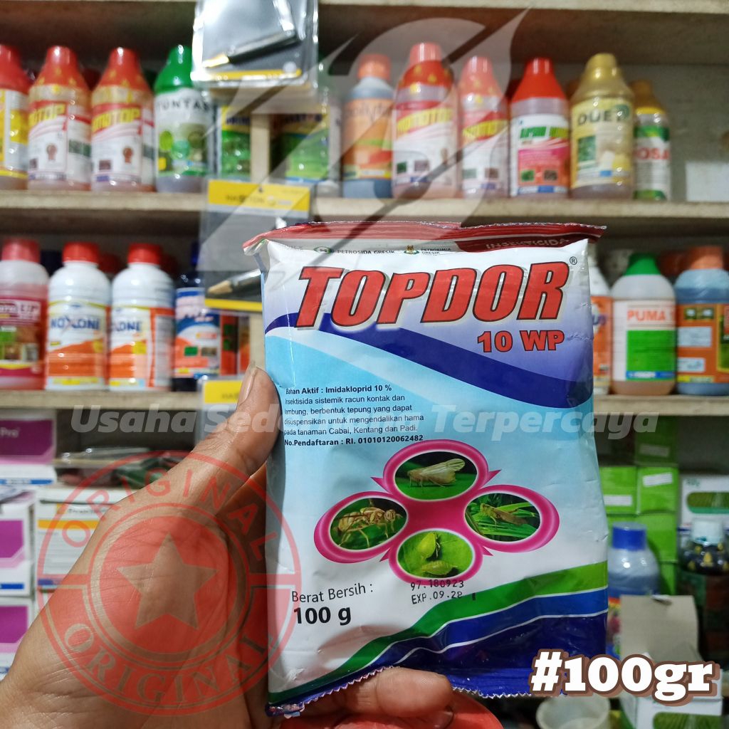 TOPDOR 10 WP 100gr Insektisida Hama Sistemik Kontak dan Lambung