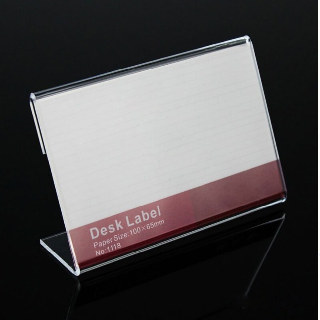 

Price Tag Akrilik 3 model/ Label Display Harga Akrilik/ Tag Card Minimarket