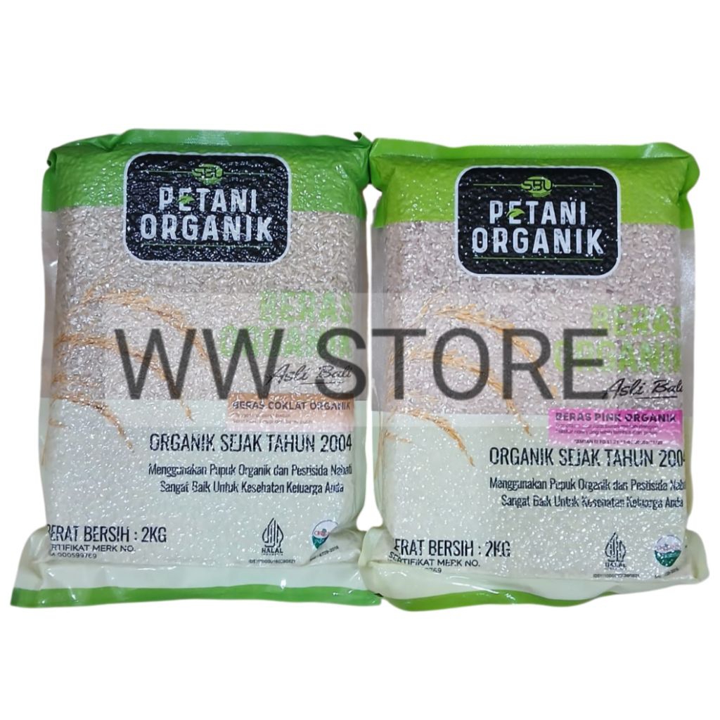 

Beras PINK / COKLAT COKELAT halal MUI PETANI ORGANIK 2kg