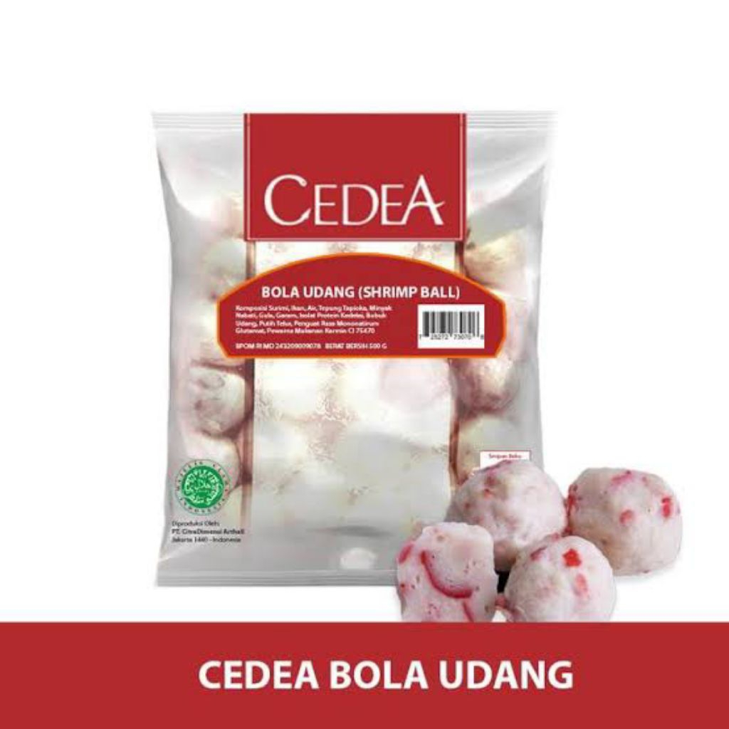 

Cedea Shrimp Ball / Bola Udang 500 gr (Frozen Food)