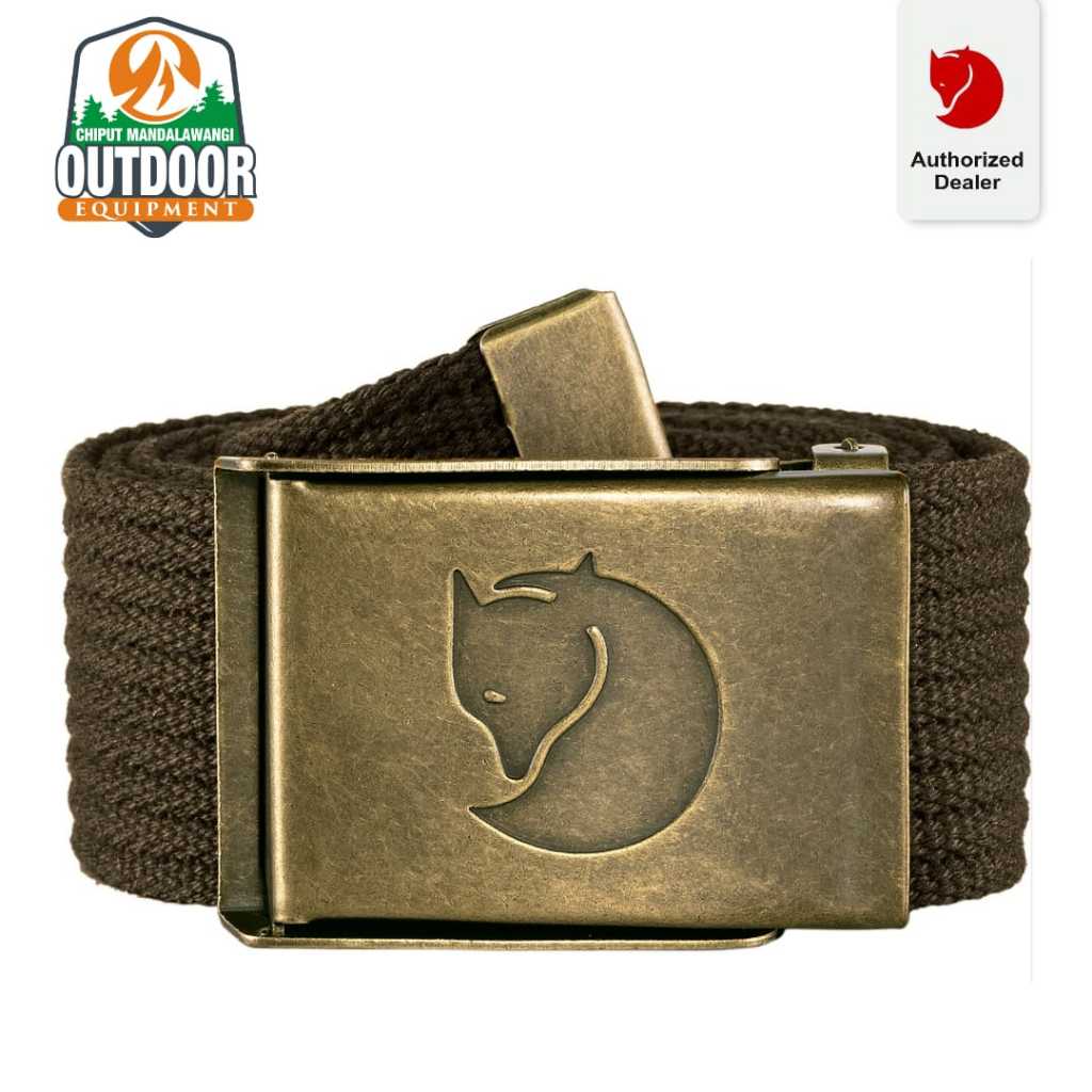 Gesper Fjallraven Canvas Brass Belt