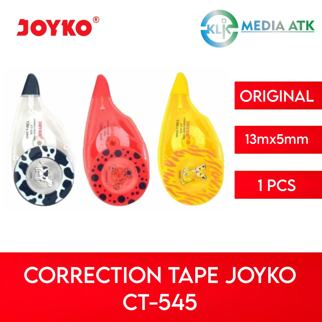 

Correction Tape / Pita Koreksi Joyko CT-545 - 1 Pcs