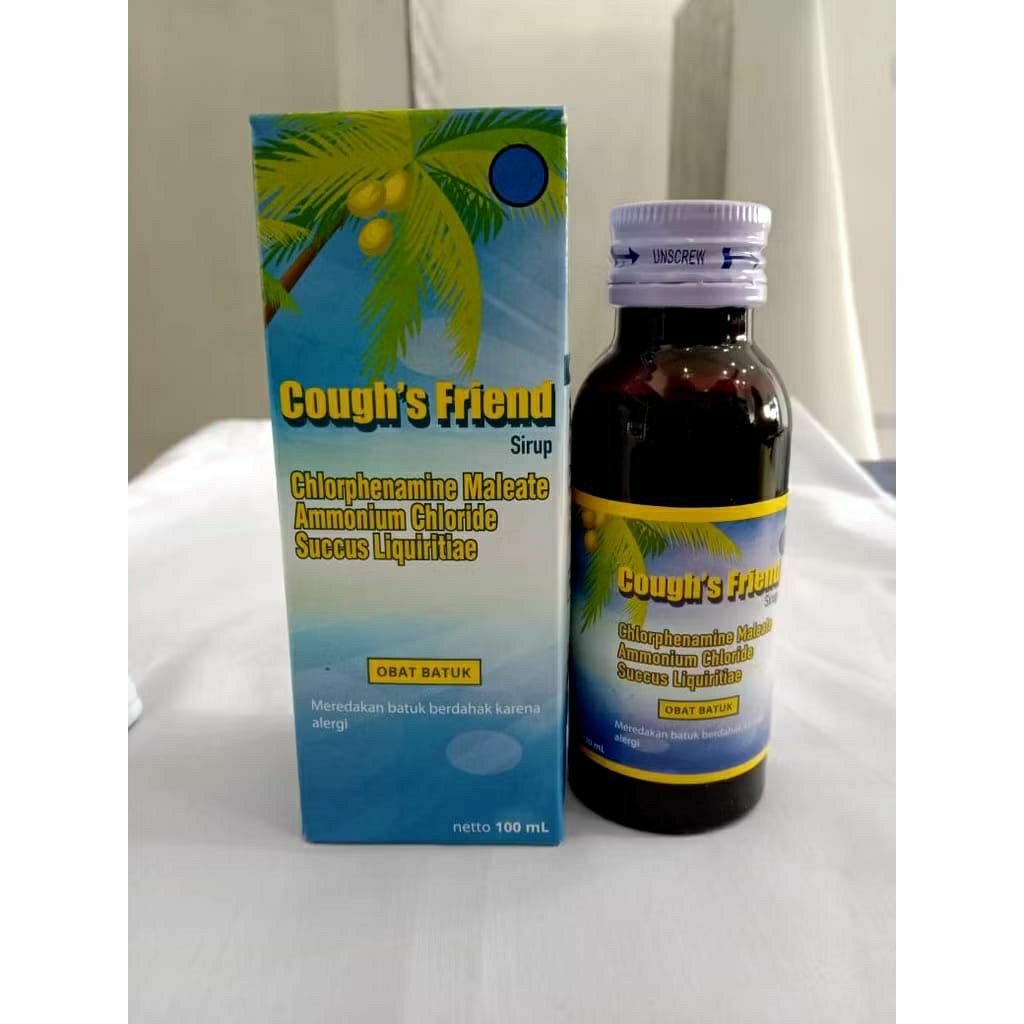 

Obat Batuk Coughs Friend Sirup 100 ML cap pohon kelapa