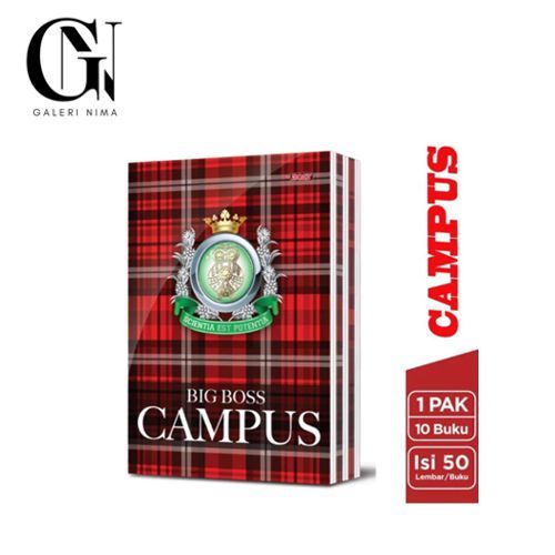 

Big Boss Campus Buku Tulis Boxy 1 Pack (Isi 10 Pcs)