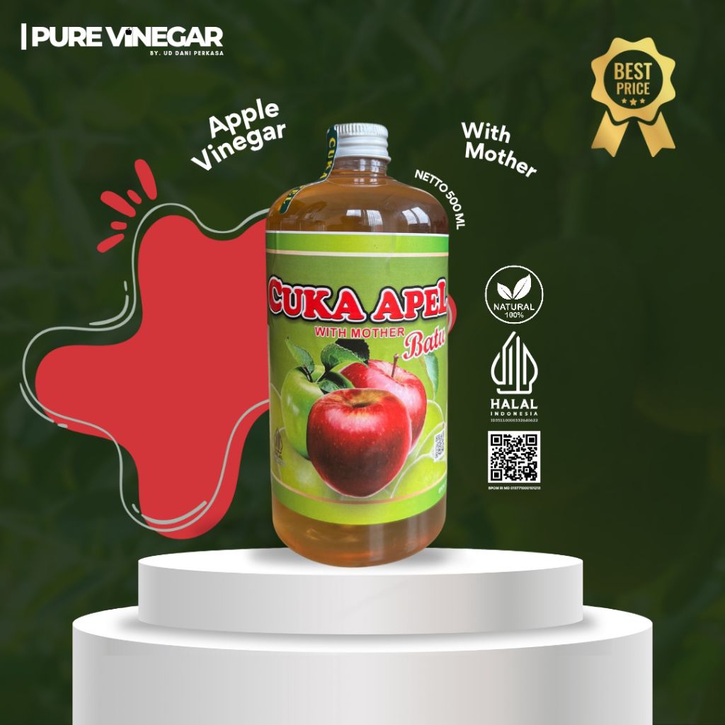 

CUKA APEL BATU WITH MOTHER PREMIUM 500 ML