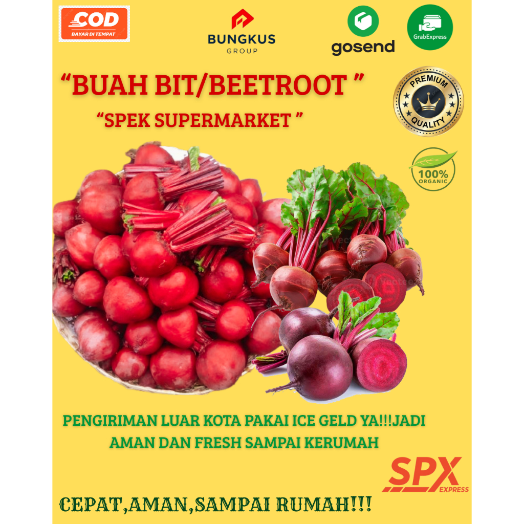 

KIRIM INSTANT BUAH BIT -BET ROOT 1KG MURAH FRESH