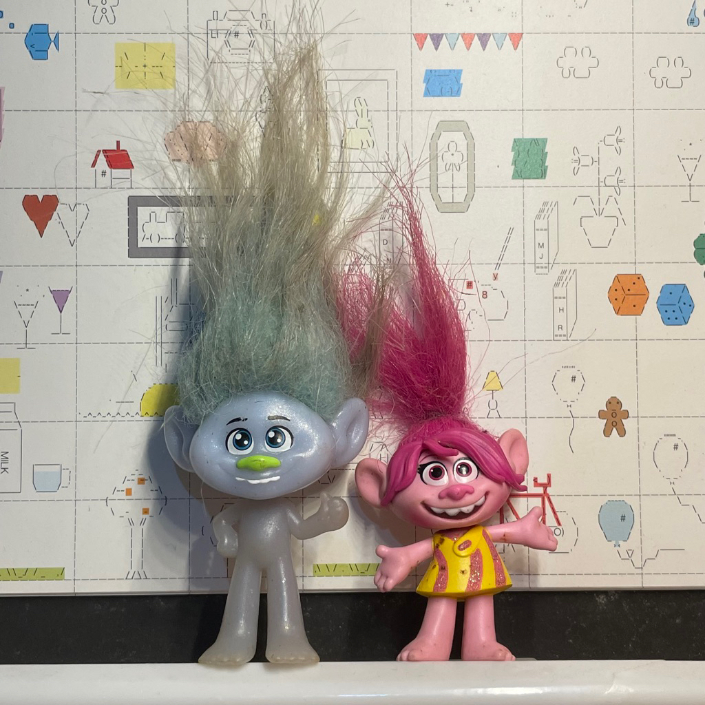 PL FIGURE TROLLS  DWA LLC ORI HASBRO MATTEL