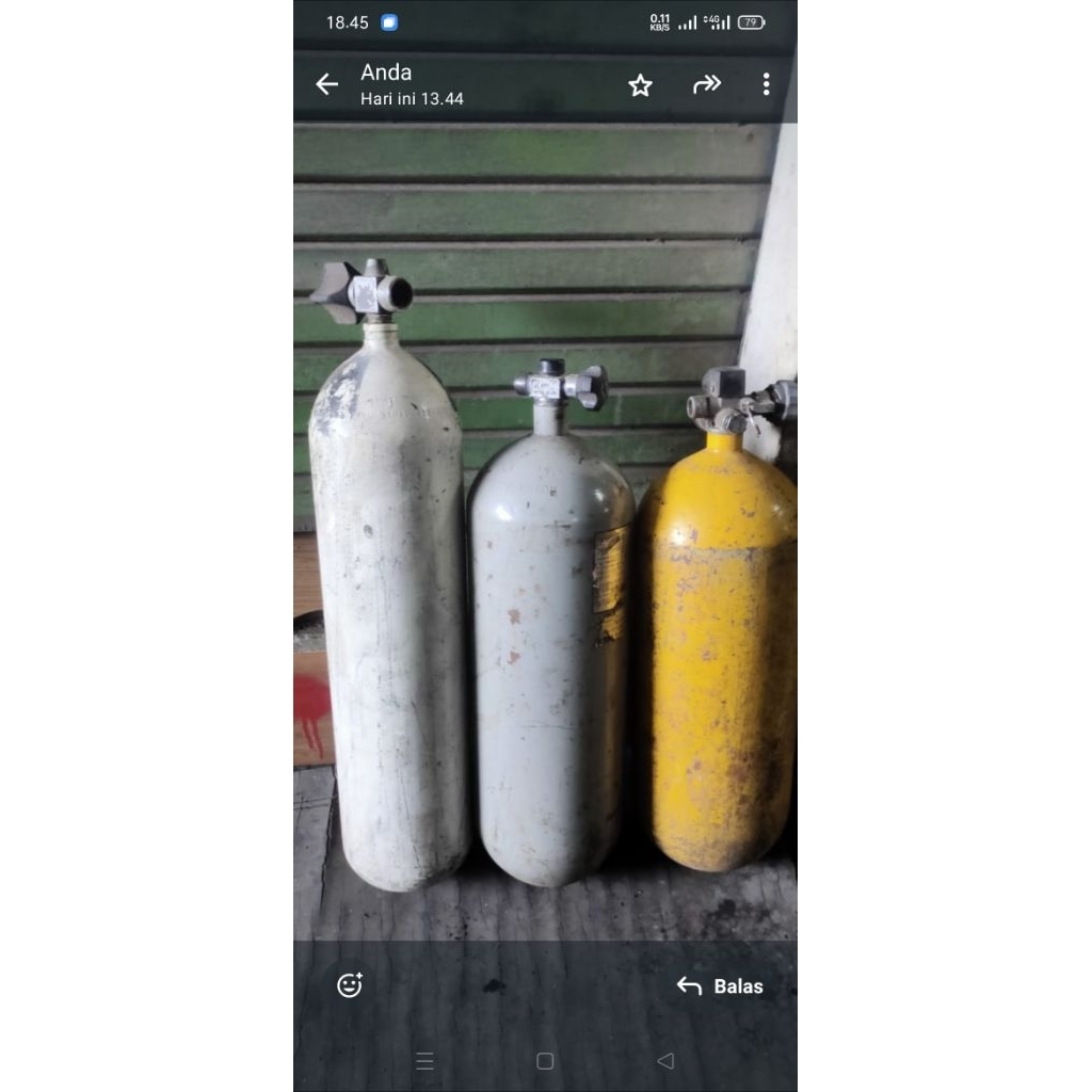 Tabung Co2 5kg Bawah bulat