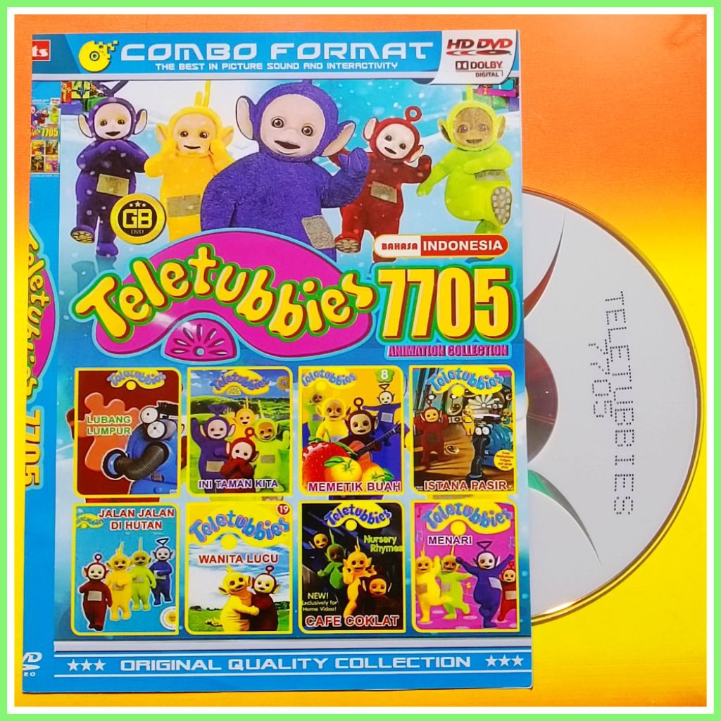 Kaset Film Kartun Anak Koleksi Teletubbies Vol.7705 Edisi Terpopuler Bahasa Indonesia