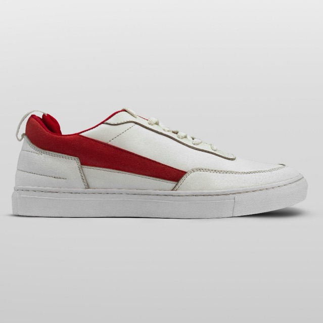 Guten Inc - Roussel Sneakers Low White Red / Sepatu Sneakers