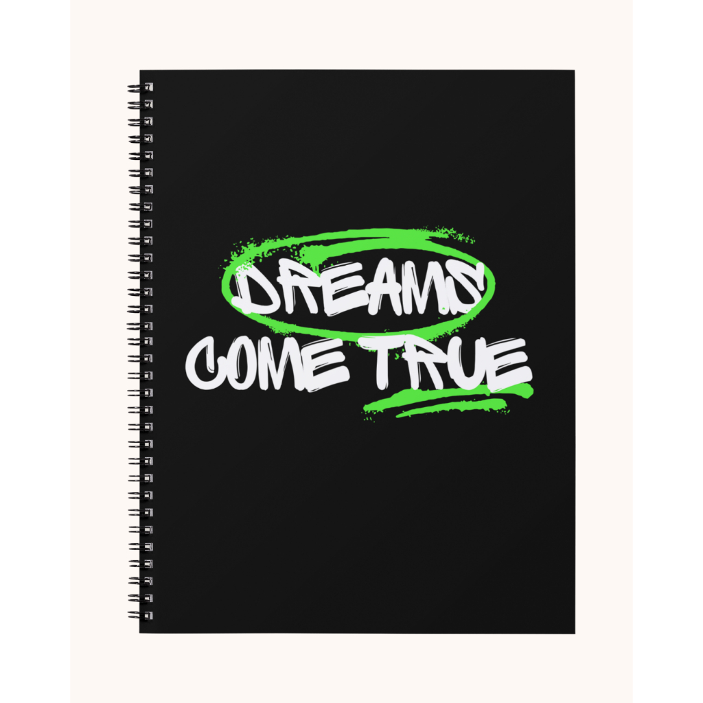 

Notebook Reflektif A5 Spiral – 50 Halaman Hitam Putih | HVS 80gsm & 100gsm – Dreams Come True
