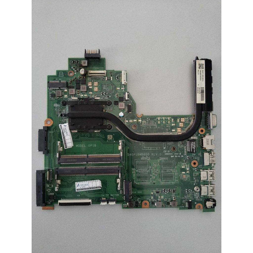 [ MINUS ] Motherboard HP 14-bs 240 G6 kode OP1 Core I3 Normal Tested Seken Original [ Mainboard Mobo