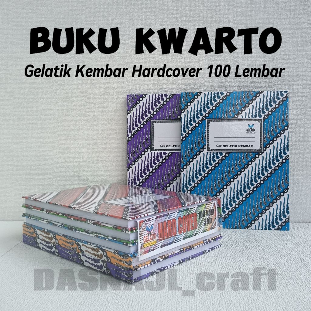 

( 1 pack / 5 pcs ) Buku Kwarto 100 Lembar Gelatik Kembar Buku Batik 100 Lembar Buku Batik Kwarto 100 Lembar Buku Gelatik Buku Hardcover