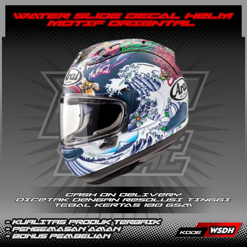 WATER SLIDE DECAL HELM MOTIF ORIENTAL