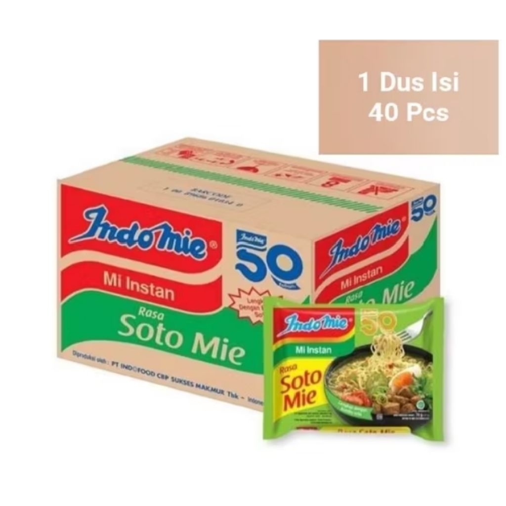 

Indomie Mi Instan Rasa Soto Mie