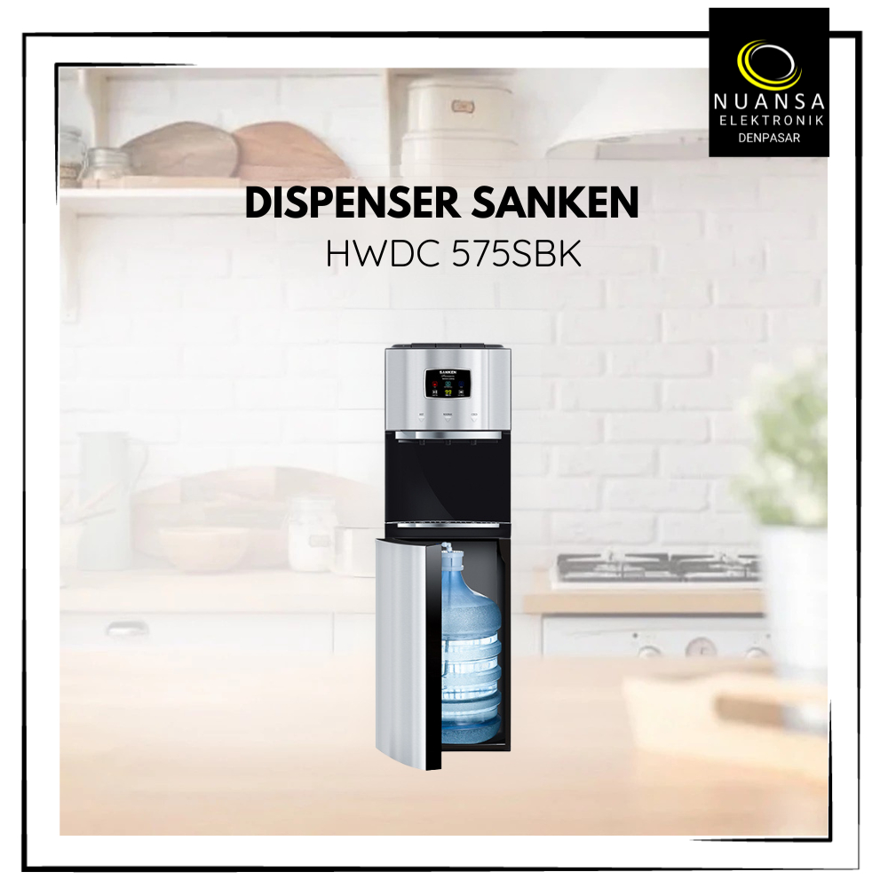DISPENSER SANKEN HWDC 575 SBK - NUANSA ELEKTRONIK DENPASAR