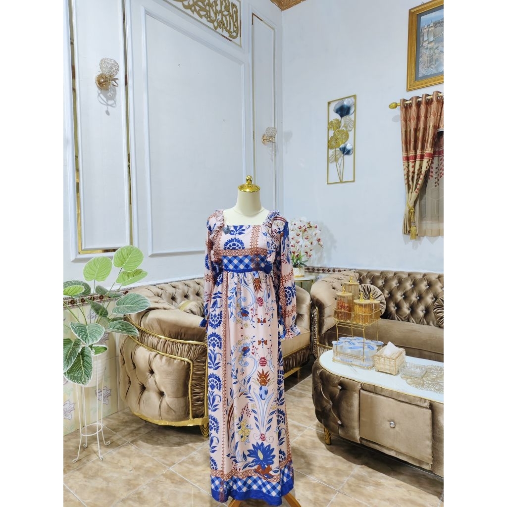 Dress Yumna Raffle / Daster kekinian/Daster modern