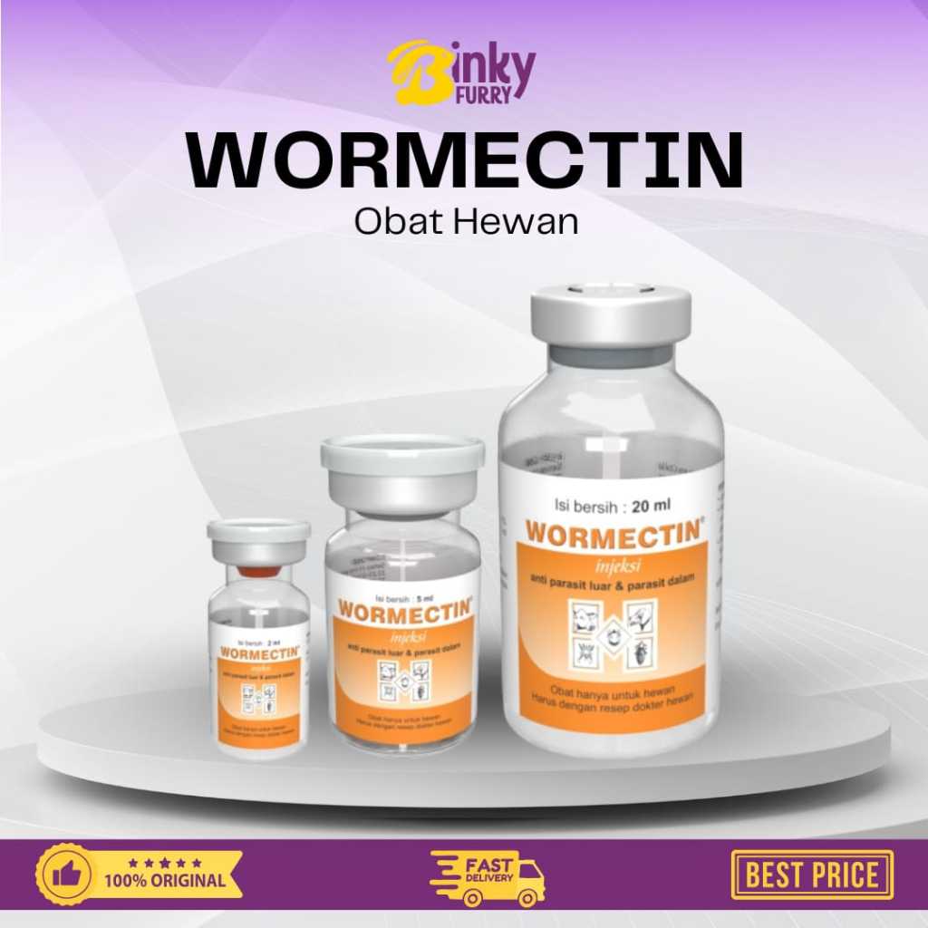 Wormectin Injeksi - Mengobati Parasit pada Hewan