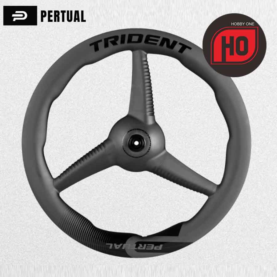 PERTUAL TRIDENT TRISPOKE Disc Brake Front Wheelset