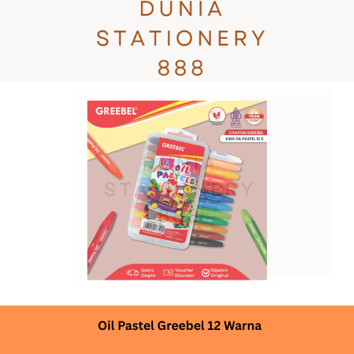 

Oil Pastel Greebel 12c / Crayon Oil Pastel / Krayon Greebel 12C Murah