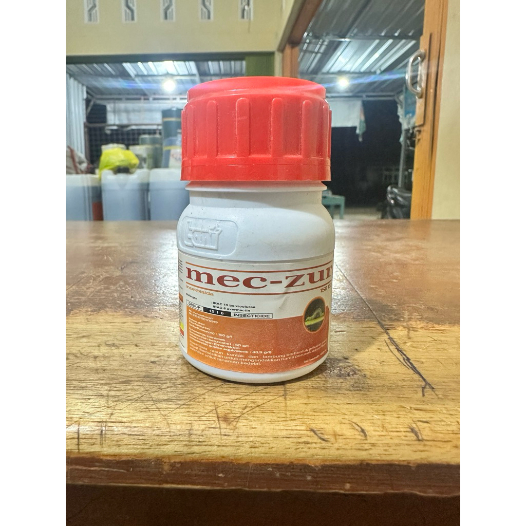 INSEKTISIDA MEC-ZUR 100EC Kemasan 100ml - AMPUH BASMI ULAT DAUN dan ULAT BOR