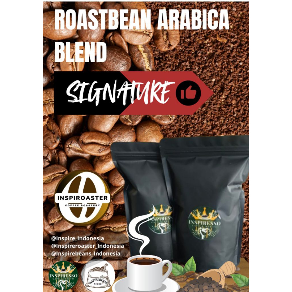 

ROASTED BEANS ARABICA BLEND SIGNATURE - PINANG AWAN (Solok)