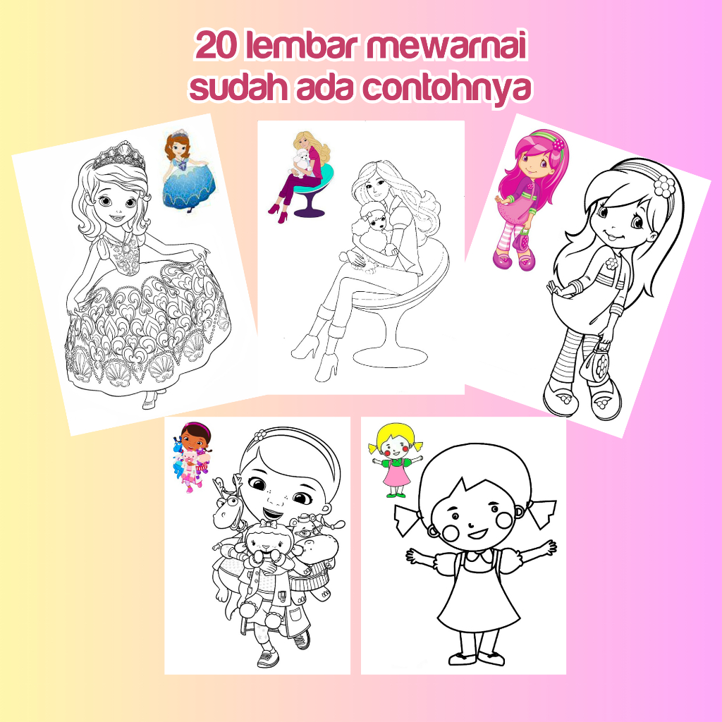

MEWARNAI 20 LEMBAR UKURAN A5 KERTAS HVS 70 GSM (GROSIR)
