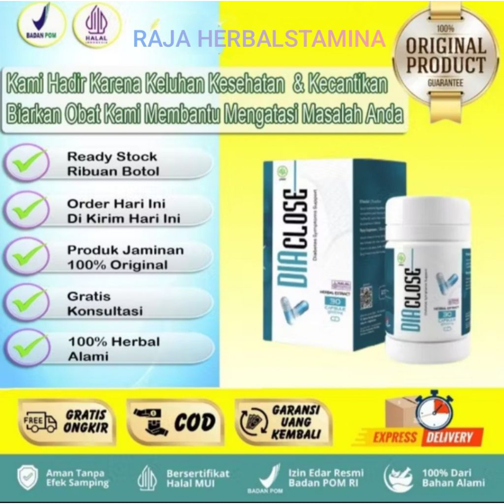DIACLOSE ORIGINAL ASLI DIACLOSE OBAT DIABETES HERBAL