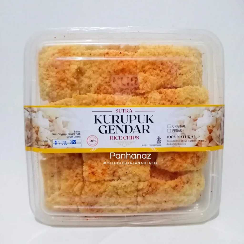 

Kerupuk Gendar (Rice Chips) Produk Opak Sampeu Sutra 1/2 kg