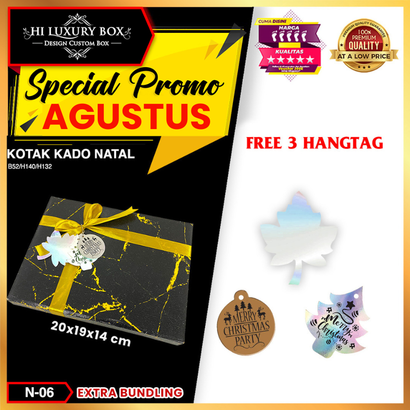 

Kotak Kado Natal - Box Hadiah Special Natal - N-06