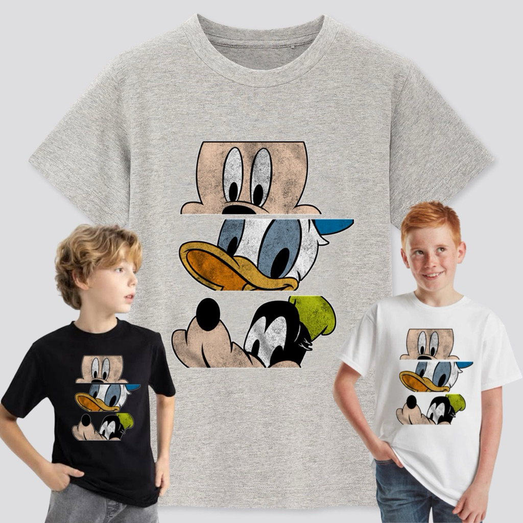 KAOS ANAK KARAKTER DISNEY MICKEY DONALD GOOFY