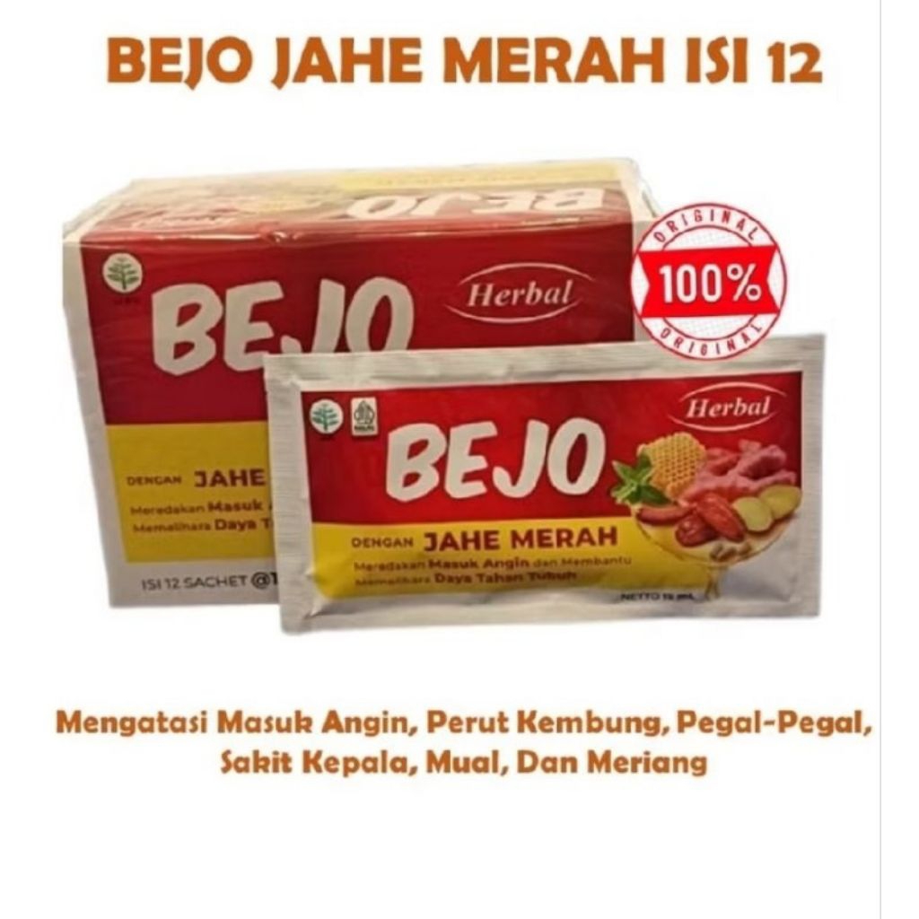 

BEJO JAHE MERAH pack( isi 12 pcs)