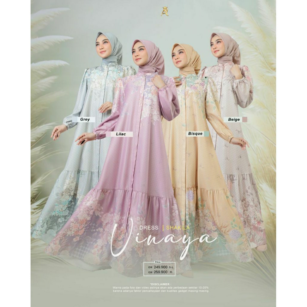 VINAYA DRESS || DRESS SHAKILA || DRESS MOTIF || DRESS REMPLE