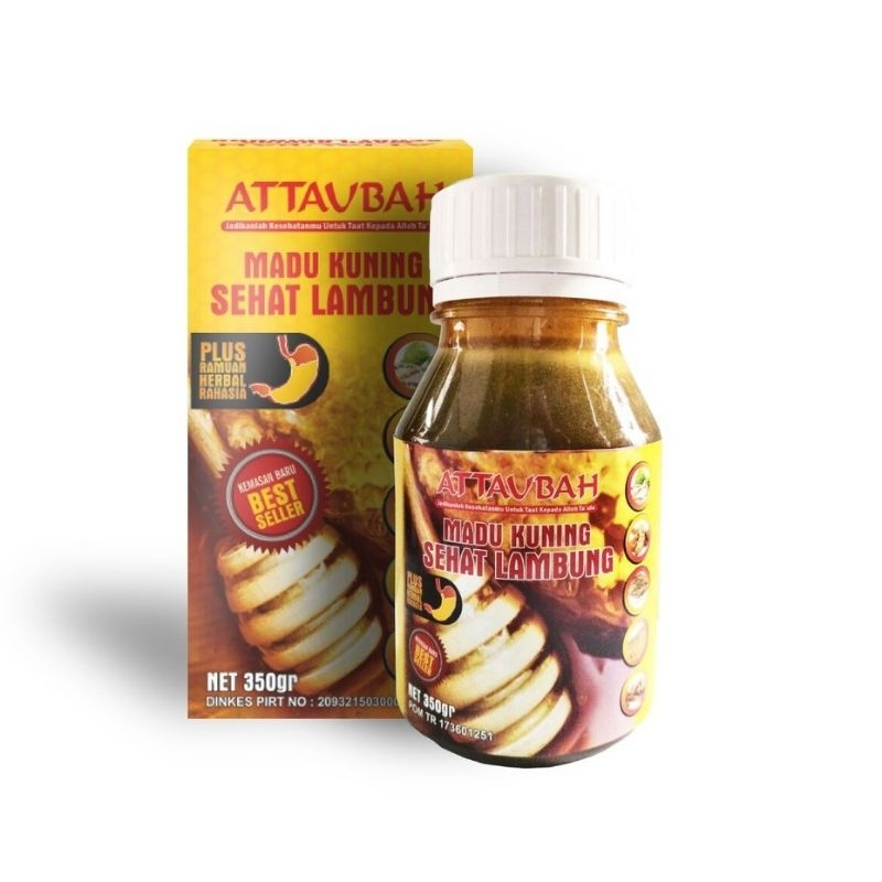 

Madu Kuning Sehat Lambung Attaubah 350gr