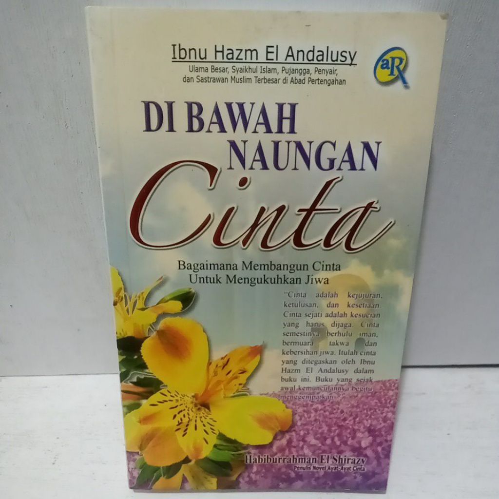 Buku Original DI BAWAH NAUNGAN CINTA - IBNU HAZM EL ANDALUSY