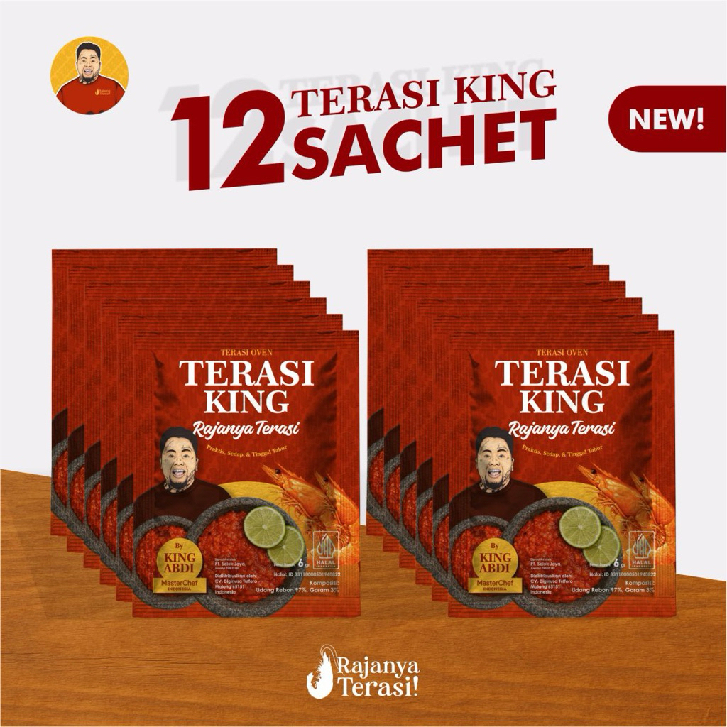 

Terasi Oven Sachet King Abdi Isi 12 pcs