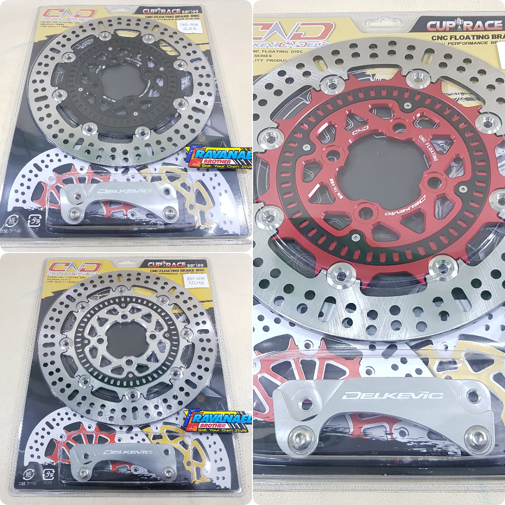 Piringan Cakram Disc Depan Delkevic Honda Vario 160 ABS 260 mm