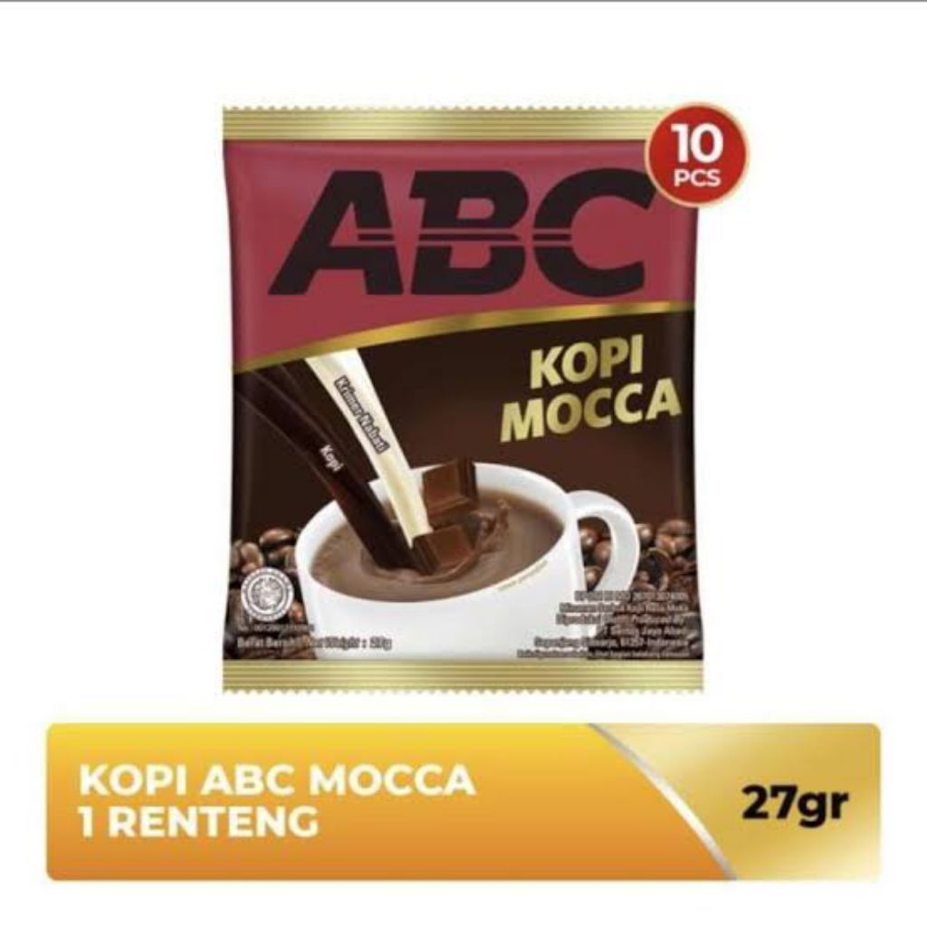 

ABC Kopi moka 1renteng isi 10pcs / ABC kopi moka sachet