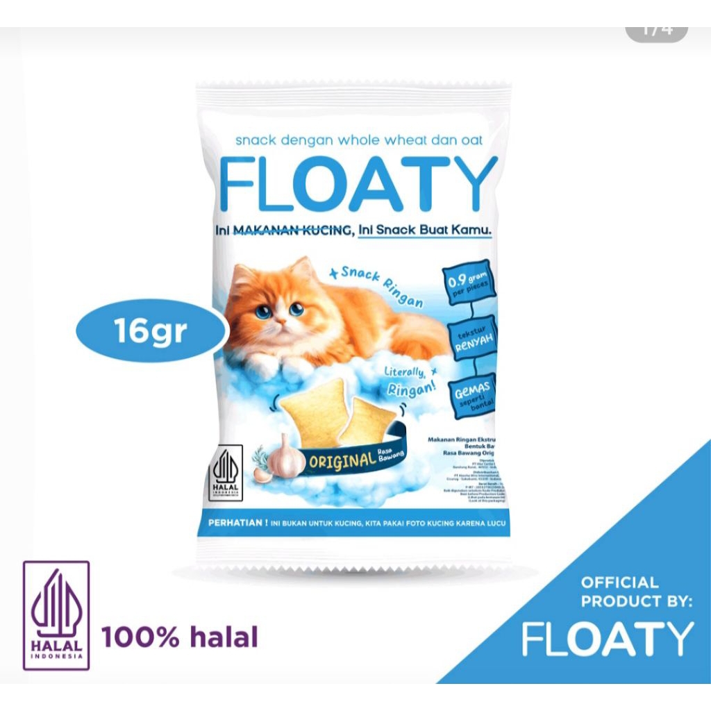 

(PAKET ISI 5)floaty snack original 16gr